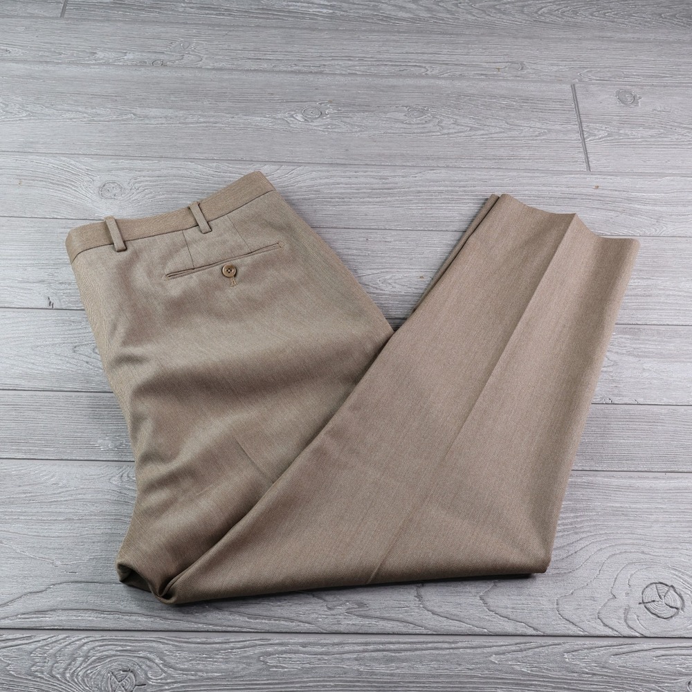 Incotex Wool Trousers Men's 40x28 High Comfort Made in Portugal Slowear